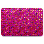 Polka Dot Sparkley Jewels 1 Large Door Mat 30 x20  Door Mat