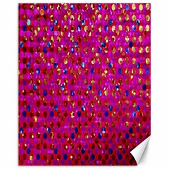 Polka Dot Sparkley Jewels 1 Canvas 11  X 14  (unframed)