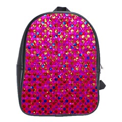 Polka Dot Sparkley Jewels 1 School Bag (large)