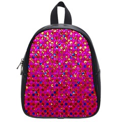 Polka Dot Sparkley Jewels 1 School Bag (small)