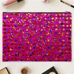 Polka Dot Sparkley Jewels 1 Cosmetic Bag (XXXL) Back