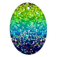 Glitter 4 Oval Ornament by MedusArt