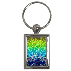 Glitter 4 Key Chain (rectangle) by MedusArt