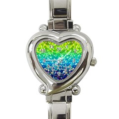 Glitter 4 Heart Italian Charm Watch  by MedusArt