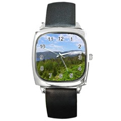 Newfoundland Square Leather Watch