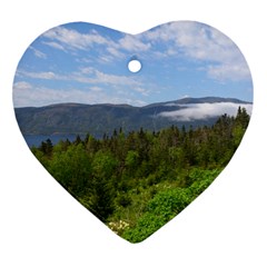 Newfoundland Heart Ornament (two Sides)