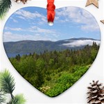 Newfoundland Heart Ornament (Two Sides) Front