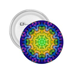 Psychedelic Abstract 2 25  Button by Colorfulplayground