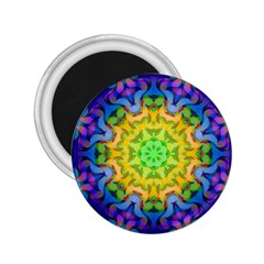 Psychedelic Abstract 2 25  Button Magnet by Colorfulplayground