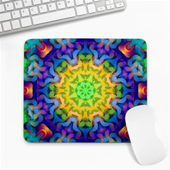 Psychedelic Abstract Large Mouse Pad (rectangle)