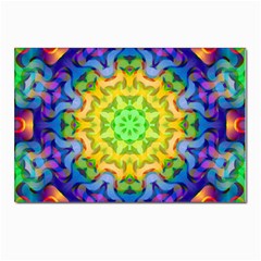 Psychedelic Abstract Postcards 5  X 7  (10 Pack)