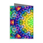 Psychedelic Abstract Mini Greeting Card Right