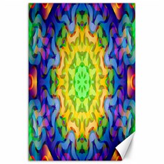 Psychedelic Abstract Canvas 20  X 30  (unframed) by Colorfulplayground