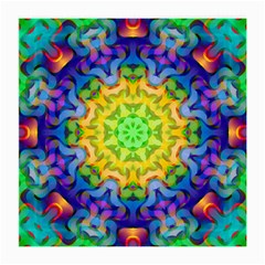 Psychedelic Abstract Glasses Cloth (medium, Two Sided) by Colorfulplayground