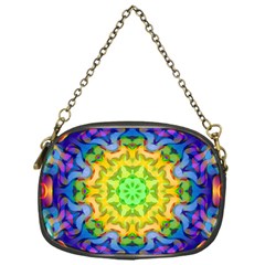 Psychedelic Abstract Chain Purse (one Side)