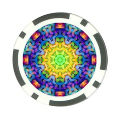 Psychedelic Abstract Poker Chip (10 Pack) by Colorfulplayground