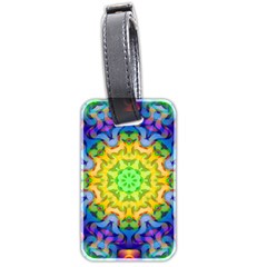 Psychedelic Abstract Luggage Tag (two Sides)