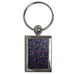 Polka Dot Sparkley Jewels 2 Key Chain (rectangle) by MedusArt