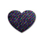 Polka Dot Sparkley Jewels 2 Drink Coasters (Heart) Front