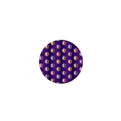 Flare Polka Dots 1  Mini Button Magnet