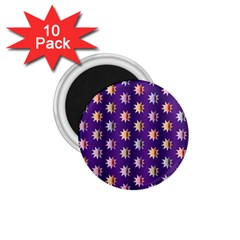 Flare Polka Dots 1 75  Button Magnet (10 Pack) by Colorfulplayground