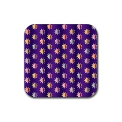 Flare Polka Dots Drink Coaster (square) by Colorfulplayground