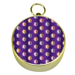 Flare Polka Dots Gold Compass by Colorfulplayground