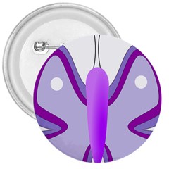 Cute Awareness Butterfly 3  Button by FunWithFibro