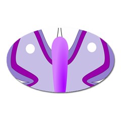 Cute Awareness Butterfly Magnet (oval)