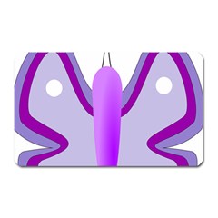 Cute Awareness Butterfly Magnet (rectangular)