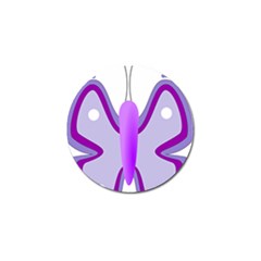 Cute Awareness Butterfly Golf Ball Marker 4 Pack