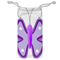 Cute Awareness Butterfly Jewelry Bag by FunWithFibro