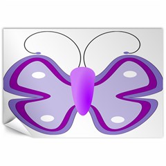 Cute Awareness Butterfly Canvas 12  X 18  (unframed)