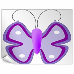 Cute Awareness Butterfly Canvas 18  X 24  (unframed)