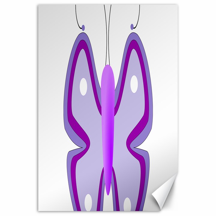 Cute Awareness Butterfly Canvas 20  x 30  (Unframed)