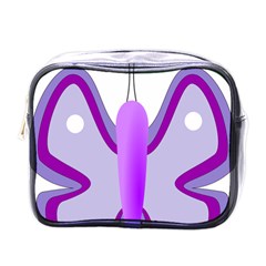 Cute Awareness Butterfly Mini Travel Toiletry Bag (one Side) by FunWithFibro