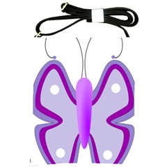 Cute Awareness Butterfly Shoulder Sling Bag by FunWithFibro