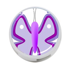 Cute Awareness Butterfly 4-port Usb Hub (two Sides) by FunWithFibro