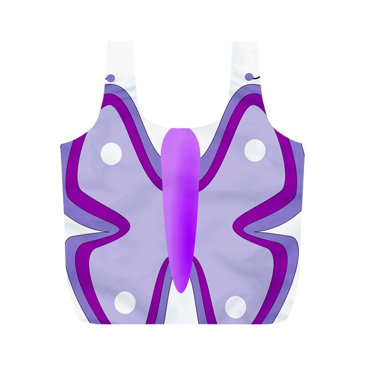 Cute Awareness Butterfly Reusable Bag (M)