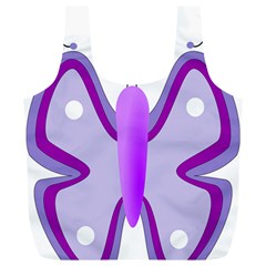 Cute Awareness Butterfly Reusable Bag (xl) by FunWithFibro