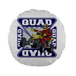 Quad Racer 15  Premium Round Cushion  Back