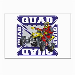 Quad Racer Postcard 4 x 6  (pkg Of 10) by MegaSportsFan