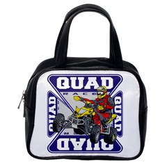 Quad Racer Classic Handbag (one Side) by MegaSportsFan