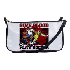 Give Blood Play Soccer Shoulder Clutch Bag by MegaSportsFan