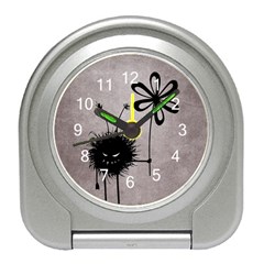 Evil Flower Bug Vintage Desk Alarm Clock