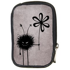 Evil Flower Bug Vintage Compact Camera Leather Case