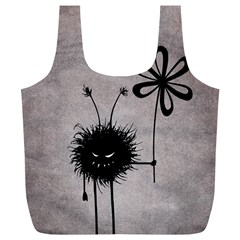 Evil Flower Bug Vintage Reusable Bag (xl)