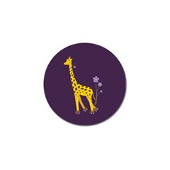 Purple Roller Skating Cute Cartoon Giraffe Golf Ball Marker 10 Pack by CreaturesStore