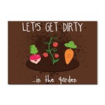  Let s Get Dirty...in the garden  Summer Fun  A4 Sticker 10 Pack Front