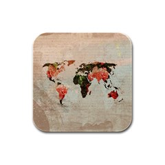 Vintageworldmap1200 Drink Coasters 4 Pack (square)